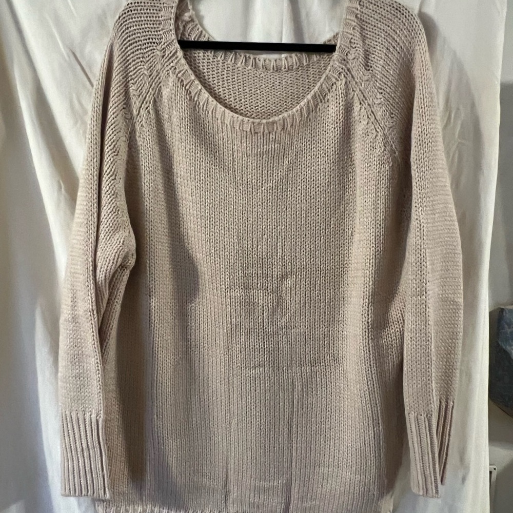 Elegant Cream Women's Sweater